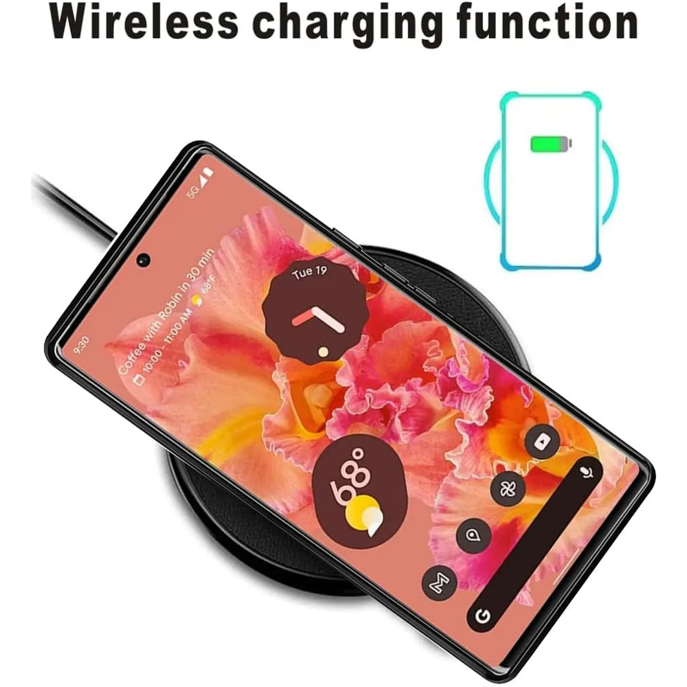 Stylische und elegante Handyhülle für Google Pixel 6 in Carbonoptik