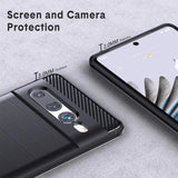 Stylische und elegante Handyhülle für Google Pixel 7 Pro in Carbonoptik