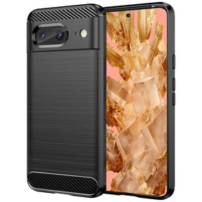 Stylische und elegante Handyhülle für Google Pixel 8 in Carbonoptik