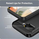 Stylische und elegante Handyhülle für Google Pixel 9a in Carbonoptik