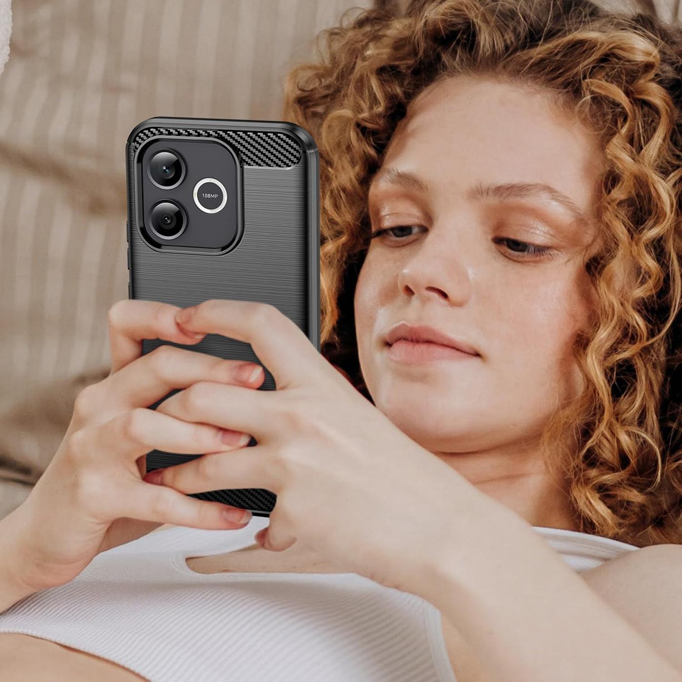 Honor 600 Lite - Carbon Hülle Stoßfest