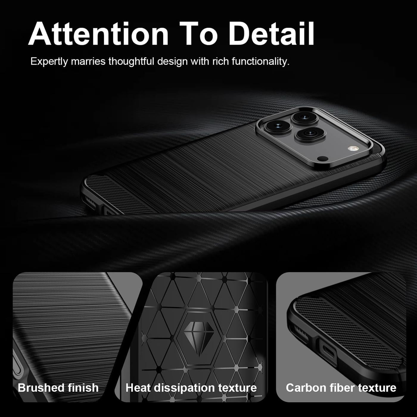 Honor 600 Pro - Carbon Hülle Stoßfest