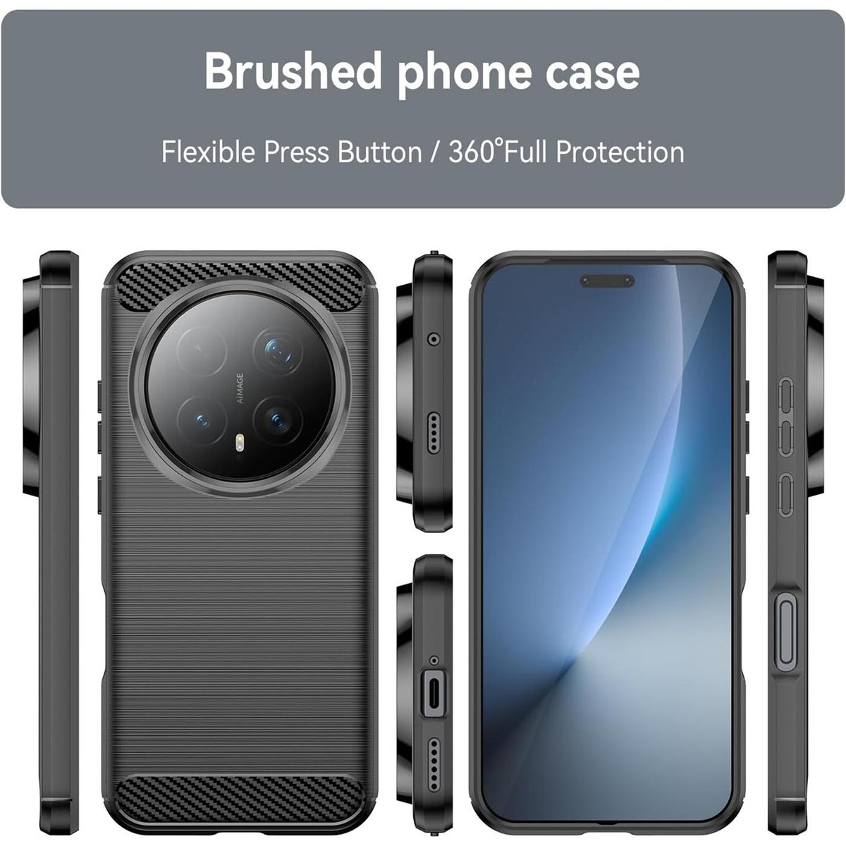 Honor Magic 8 Pro - Carbon Hülle Stoßfest