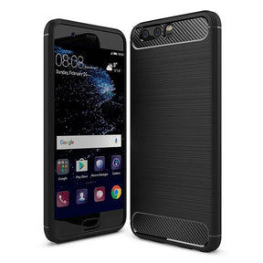 Stylische und elegante Handyhülle für Huawei P10 in Carbonoptik