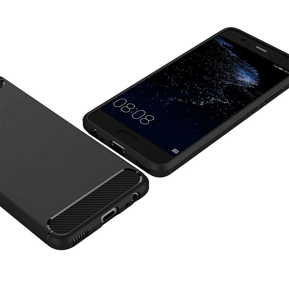 Stylische und elegante Handyhülle für Huawei P10 in Carbonoptik