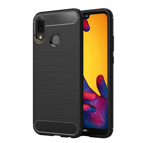Stylische und elegante Handyhülle für Huawei P20 Lite in Carbonoptik