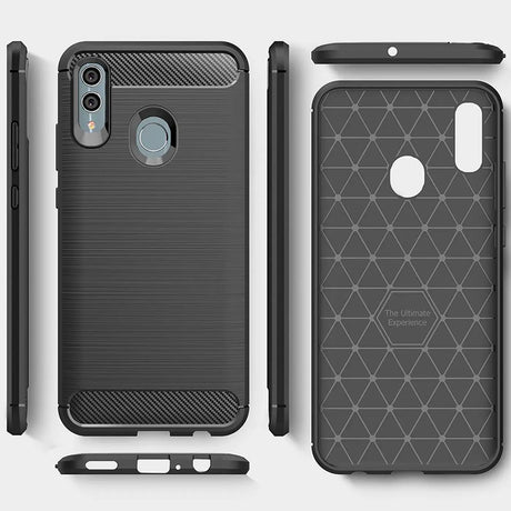 Stylische und elegante Handyhülle für Huawei P Smart 2019 in Carbonoptik