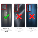 Stylische und elegante Handyhülle für Motorola Edge 20 Lite in Carbonoptik