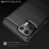 Stylische und elegante Handyhülle für Motorola Edge 20 Lite in Carbonoptik