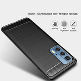 Stylische und elegante Handyhülle für Motorola Edge 20 Pro in Carbonoptik