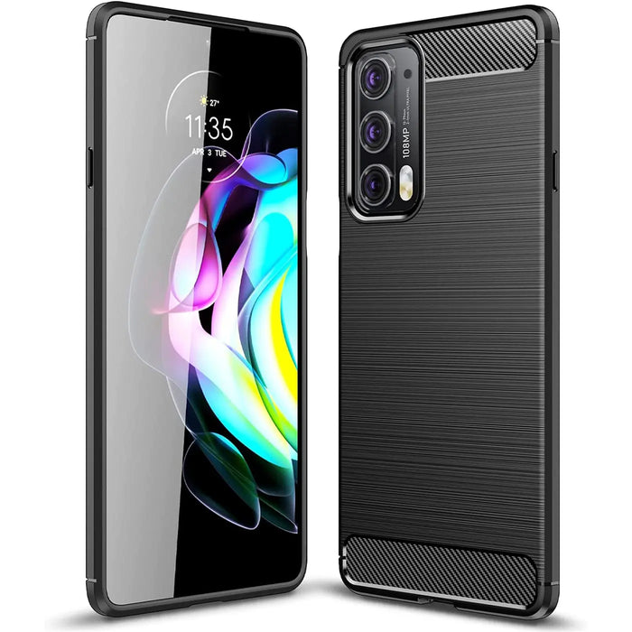 Motorola Edge 20 - Carbon Case Hülle, stoßfest