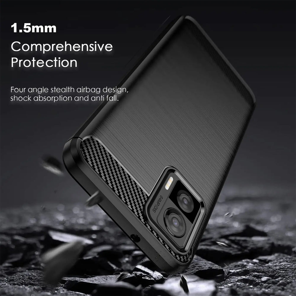 Stylische und elegante Handyhülle für Motorola Edge 30 Neo in Carbonoptik