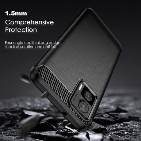 Stylische und elegante Handyhülle für Motorola Edge 30 Neo in Carbonoptik