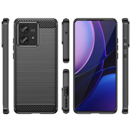 Stylische und elegante Handyhülle für Motorola Edge 40 Neo in Carbonoptik