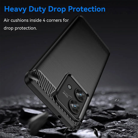 Stylische und elegante Handyhülle für Motorola Edge 40 Neo in Carbonoptik