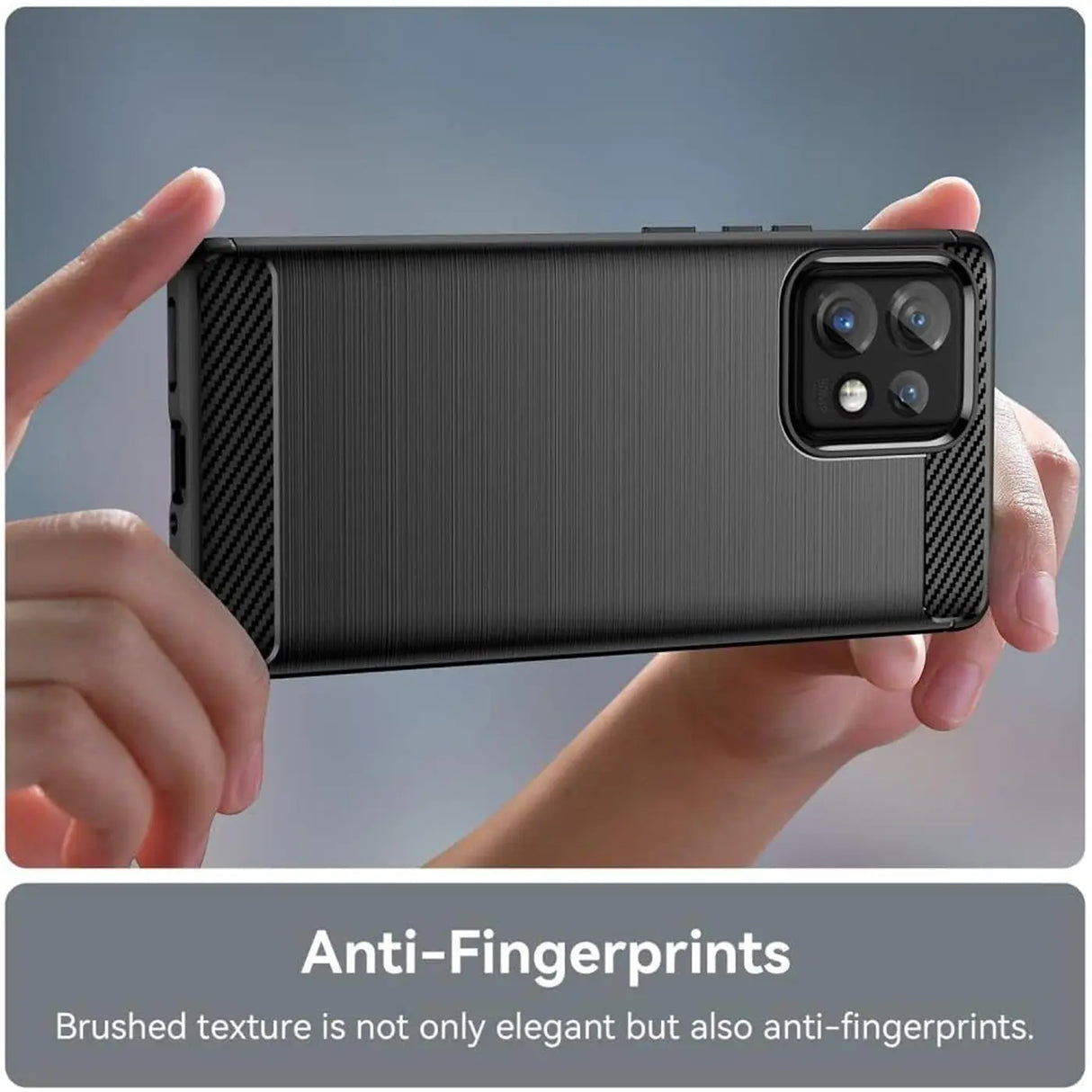 Stylische und elegante Handyhülle für Motorola Edge 40 Pro in Carbonoptik