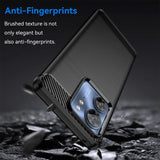 Stylische und elegante Handyhülle für Motorola Edge 40 in Carbonoptik