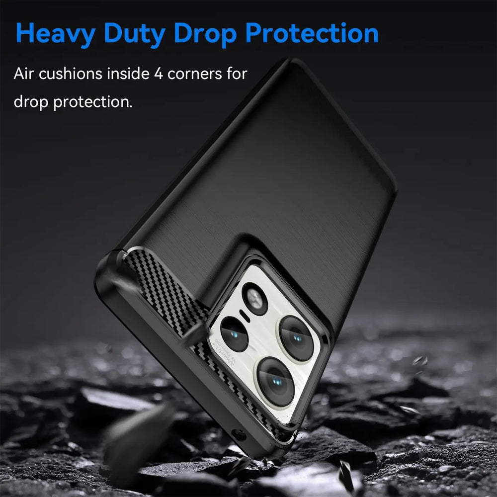 Stylische und elegante Handyhülle für Motorola Edge 50 Pro in Carbonoptik