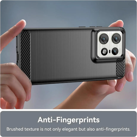 Stylische und elegante Handyhülle für Motorola Edge 50 Pro in Carbonoptik