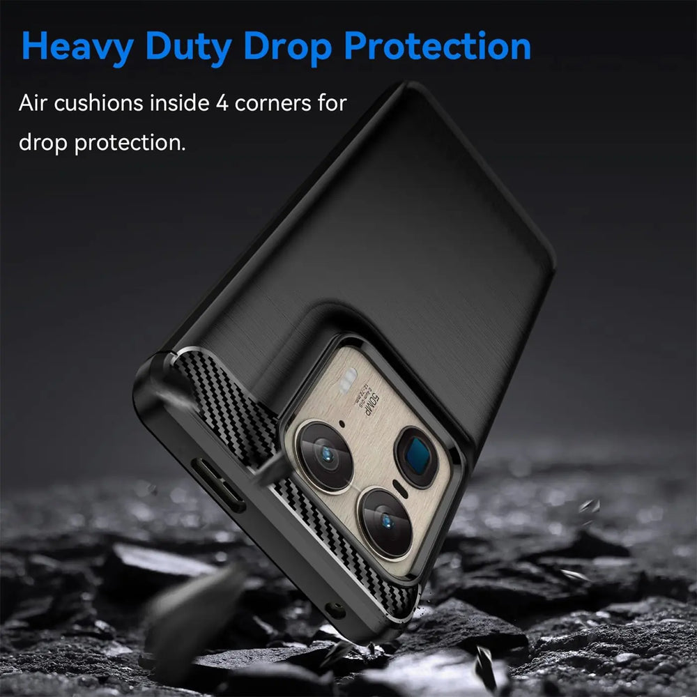 Stylische und elegante Handyhülle für Motorola Edge 50 Ultra in Carbonoptik