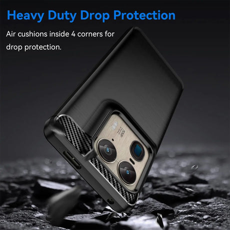 Stylische und elegante Handyhülle für Motorola Edge 50 Ultra in Carbonoptik