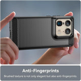 Stylische und elegante Handyhülle für Motorola Edge 50 Ultra in Carbonoptik