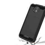 Stylische und elegante Handyhülle für Motorola Moto C Plus in Carbonoptik