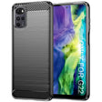 Stylische und elegante Handyhülle für Motorola Moto G22 in Carbonoptik