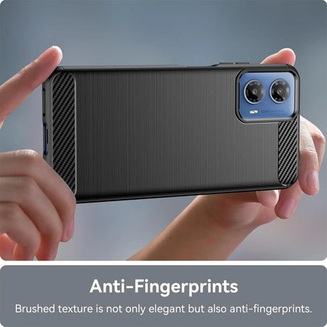Stylische und elegante Handyhülle für Motorola Moto G34 5G in Carbonoptik