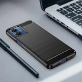 Stylische und elegante Handyhülle für Motorola Moto G54 5G in Carbonoptik