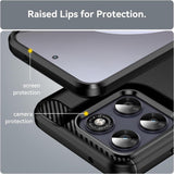 Motorola Moto G67 / G77 - Carbon Hülle Stoßfest