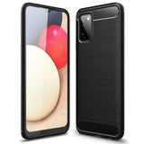 Stylische und elegante Handyhülle für Samsung Galaxy A02s in Carbonoptik