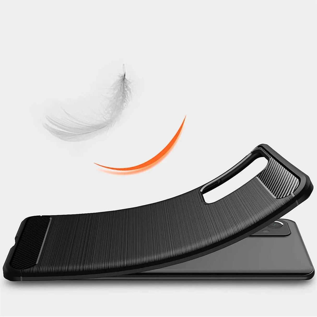 Stylische und elegante Handyhülle für Samsung Galaxy A13 5G / A04s in Carbonoptik