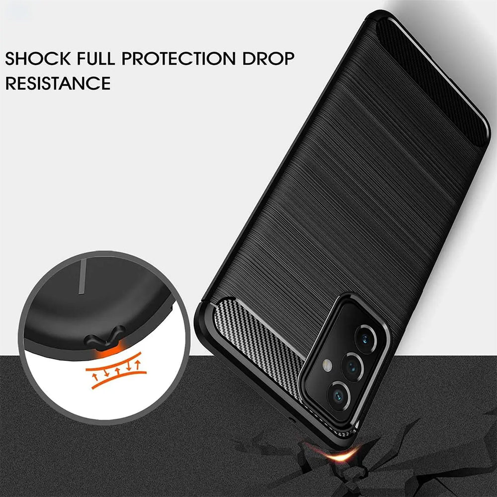Stylische und elegante Handyhülle für Samsung Galaxy A13 5G / A04s in Carbonoptik