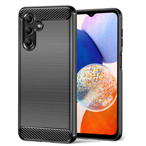 Stylische und elegante Handyhülle für Samsung Galaxy A14 4G / 5G in Carbonoptik