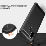 Stylische und elegante Handyhülle für Samsung Galaxy A21s in Carbonoptik