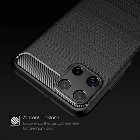 Stylische und elegante Handyhülle für Samsung Galaxy A22 5G in Carbonoptik