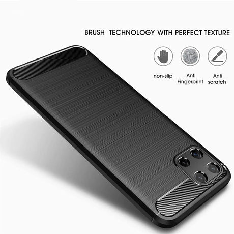 Stylische und elegante Handyhülle für Samsung Galaxy A22 5G in Carbonoptik