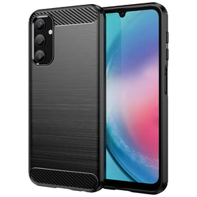 Stylische und elegante Handyhülle für Samsung Galaxy A25 5G in Carbonoptik