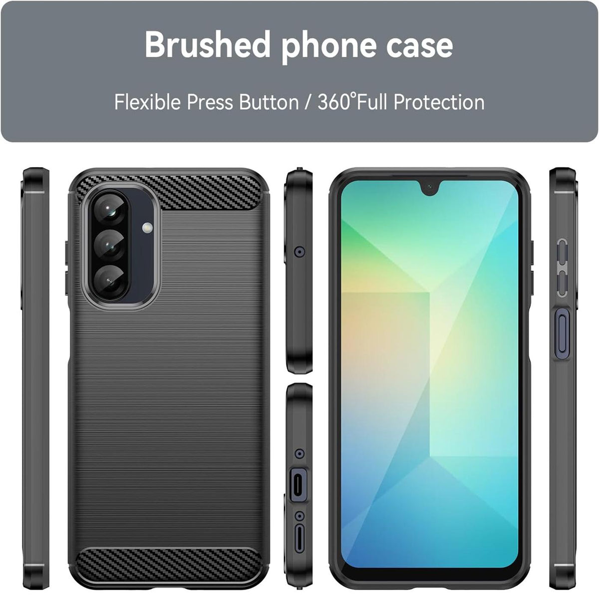 Samsung Galaxy A27 5G - Carbon Hülle Stoßfest