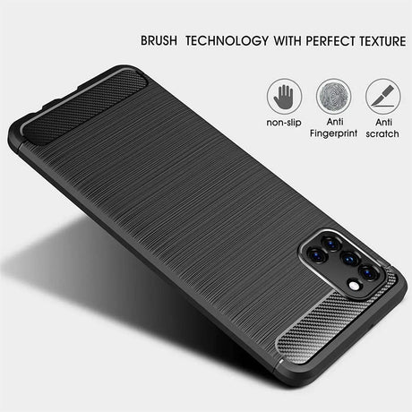 Stylische und elegante Handyhülle für Samsung Galaxy A31 in Carbonoptik