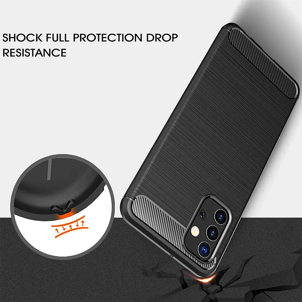 Stylische und elegante Handyhülle für Samsung Galaxy A32 5G in Carbonoptik