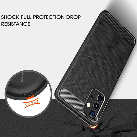 Stylische und elegante Handyhülle für Samsung Galaxy A32 5G in Carbonoptik