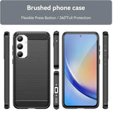 Stylische und elegante Handyhülle für Samsung Galaxy A35 5G in Carbonoptik