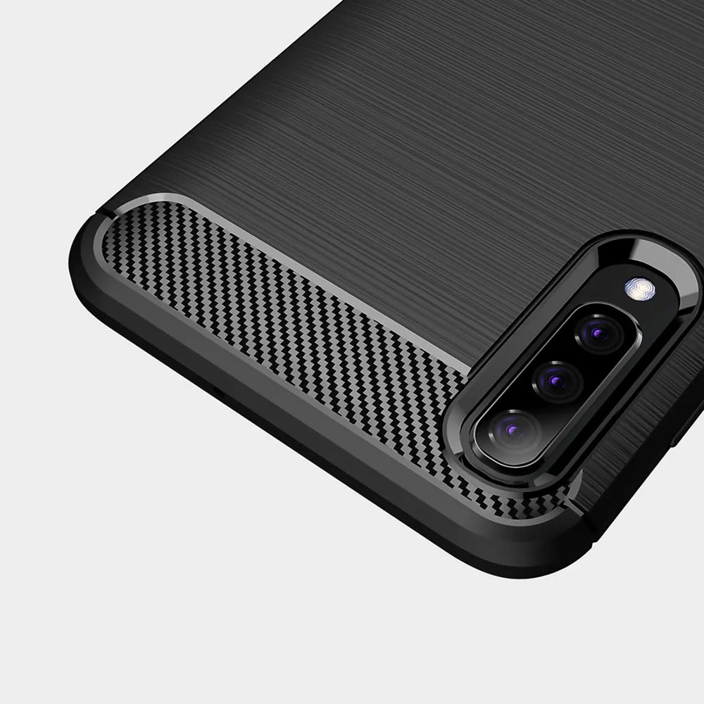 Stylische und elegante Handyhülle für Samsung Galaxy A50 / A30s in Carbonoptik