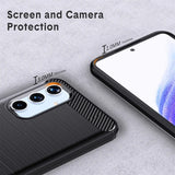Stylische und elegante Handyhülle für Samsung Galaxy A54 5G in Carbonoptik