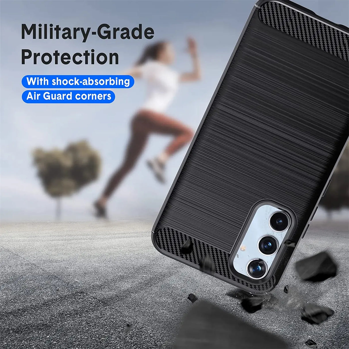 Stylische und elegante Handyhülle für Samsung Galaxy A54 5G in Carbonoptik