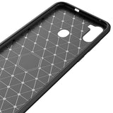 Stylische und elegante Handyhülle für Samsung Galaxy M11 in Carbonoptik