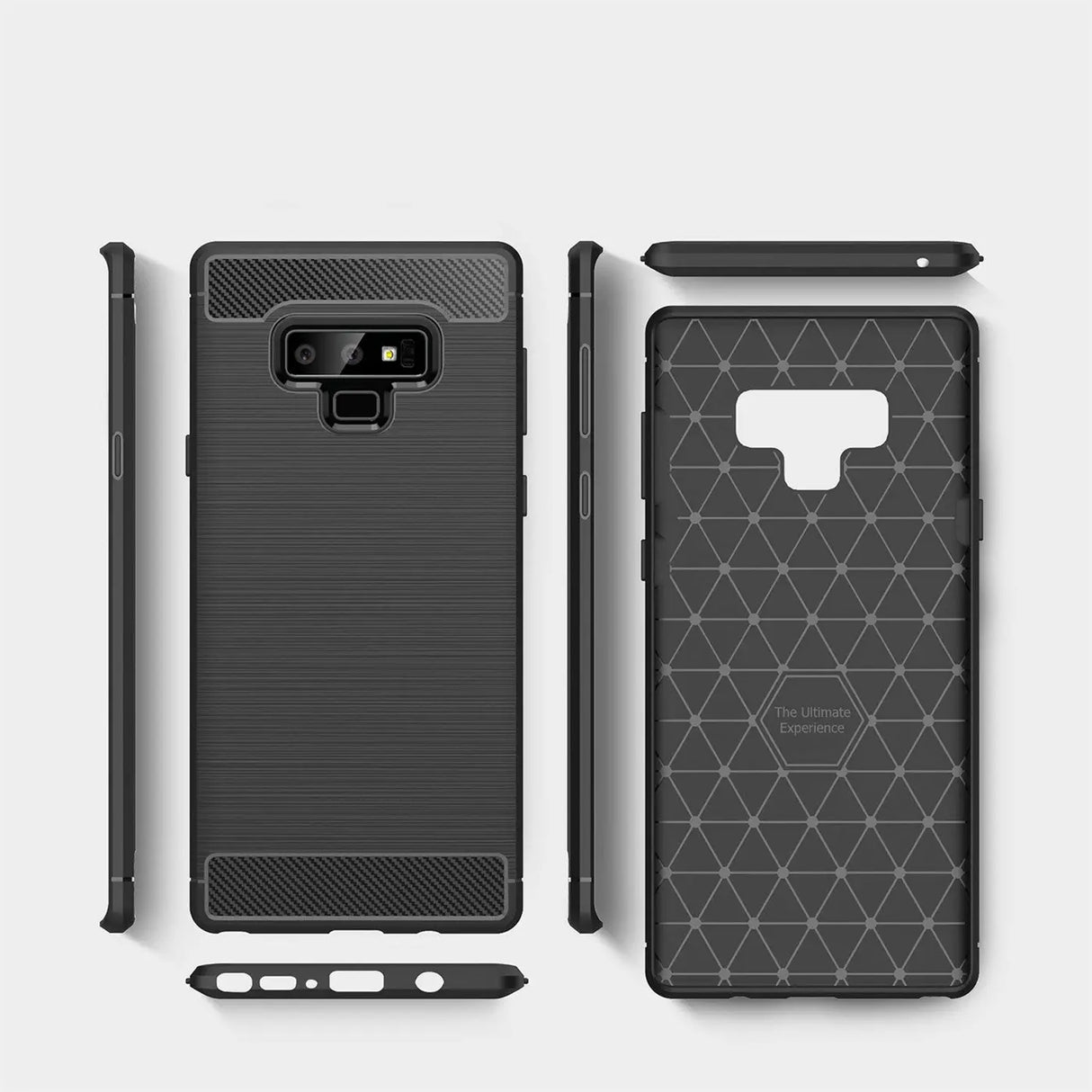 Stylische und elegante Handyhülle für Samsung Galaxy Note 9 in Carbonoptik