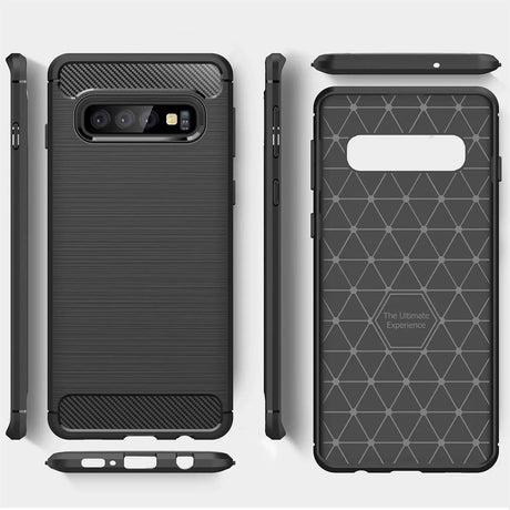 Stylische und elegante Handyhülle für Samsung Galaxy S10 Plus in Carbonoptik